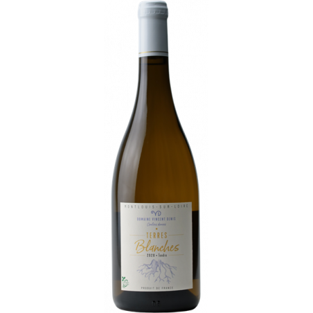 TERRES Blanches Tendre 2020 Blanc Montlouis sur loire- Vincent DENIS