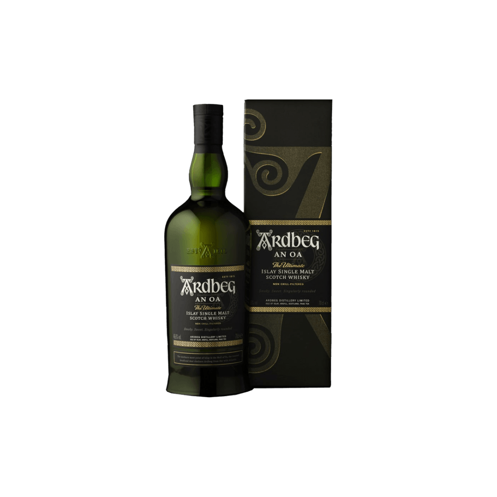 ARDBEG An Oa Single Malt 46,6% étui Tourbé Whisky, Ecosse