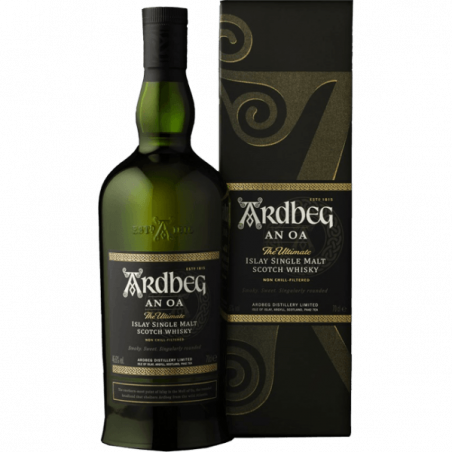 ARDBEG An Oa Single Malt 46,6% étui Tourbé Whisky, Ecosse