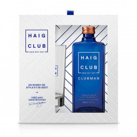 Coffret Haig Club Clubman + 1 verre Single Grain Scotch Whisky Ecosse