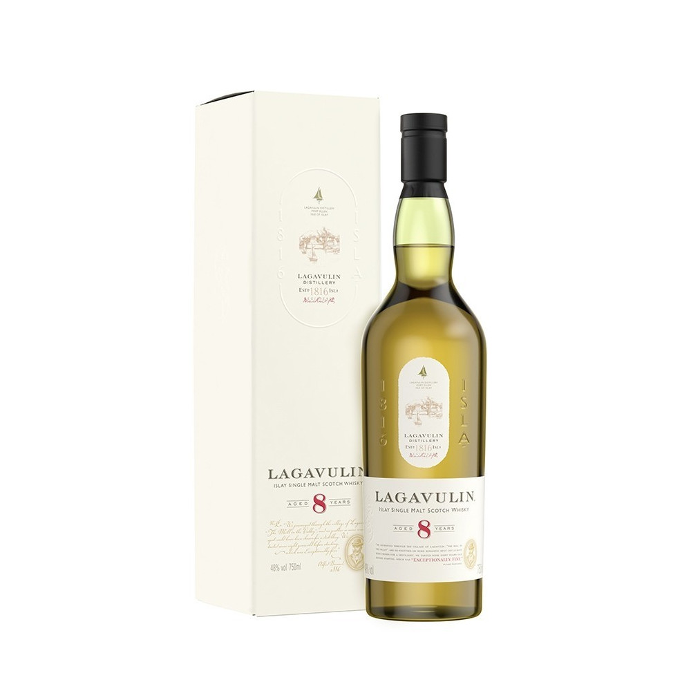 LAGAVULIN 8 ans 48% Single Malt étui Whisky, Ecosse