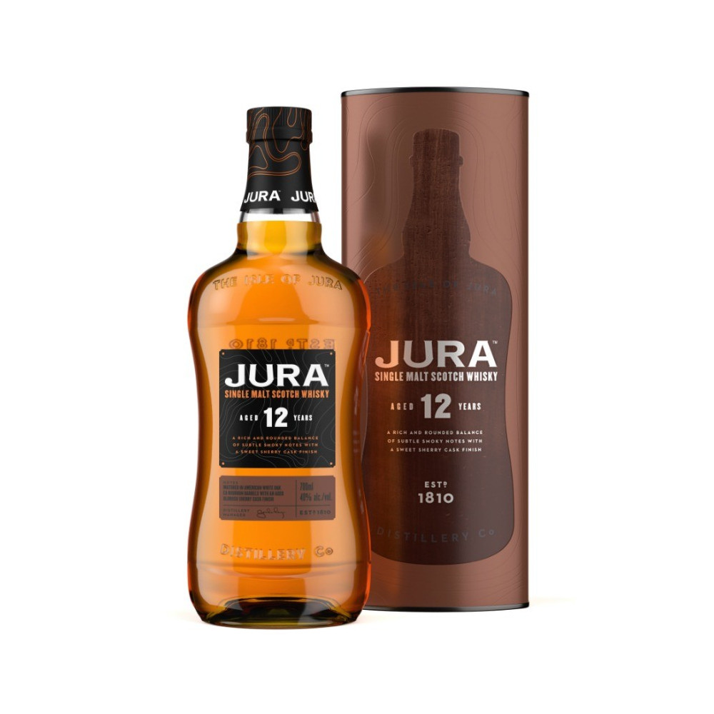 JURA 12 ans Of 40% Single Malt Whisky - Ecosse