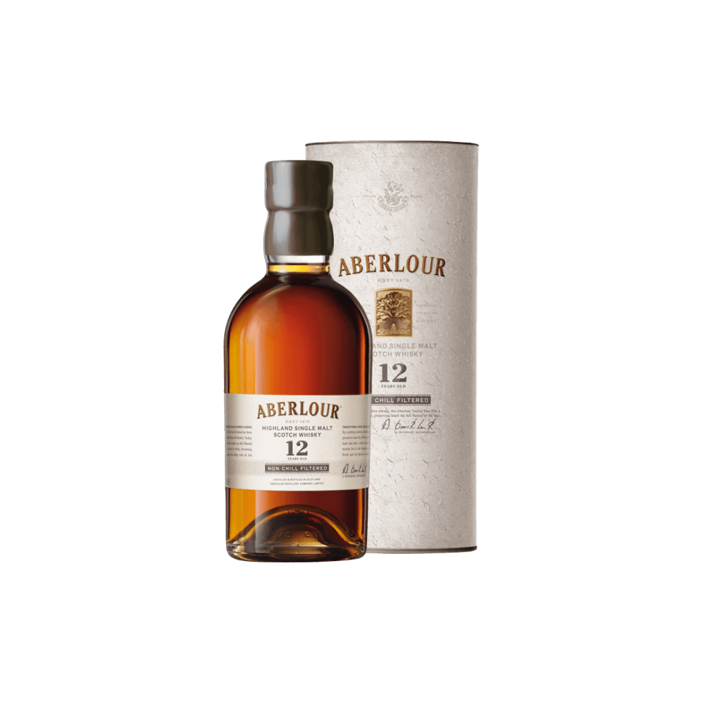 ABERLOUR 12 ANS - NON CHILL FILTERED - EN ETUI Whisky Higland Single Malt Ecosse