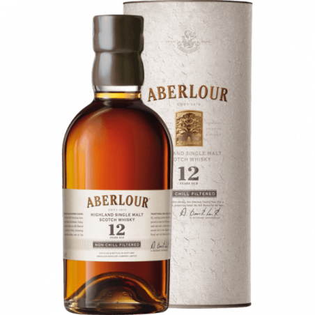 ABERLOUR 12 ANS - NON CHILL FILTERED - EN ETUI Whisky Higland Single Malt Ecosse