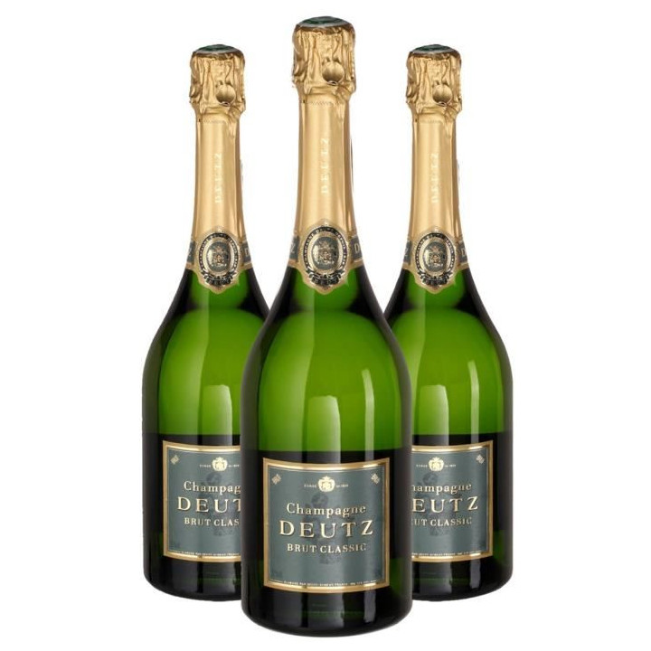 3x75cl Champagne Brut Classic - DEUTZ