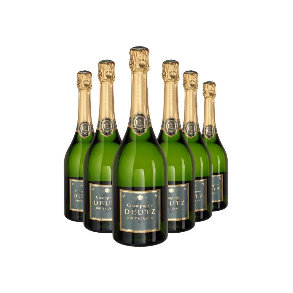 6x75 cl Champagne Brut Classic étui  - DEUTZ