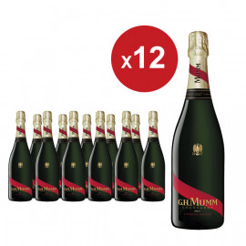 12 bouteilles Cuvée Cordon Rouge Brut - Champagne  GH MUMM