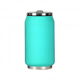 Canette Isotherme 280 ml en Inox Turquoise - YOKO DESIGN
