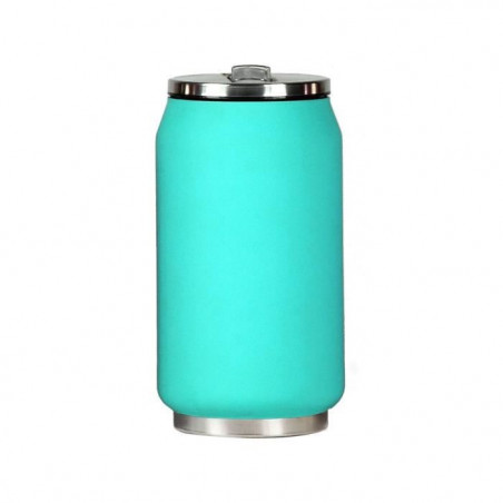 Canette Isotherme 280 ml en Inox Turquoise - YOKO DESIGN