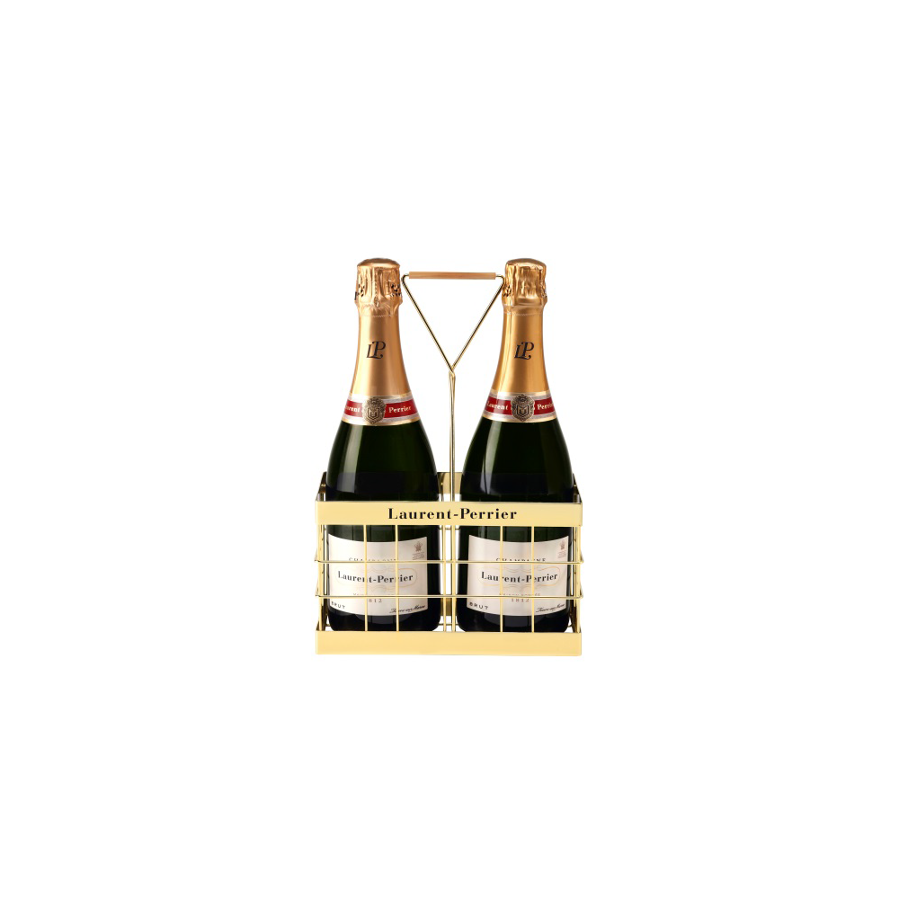 Casiers 2 bouteilles 75 cl Champagne La Cuvée - LAURENT-PERRIER
