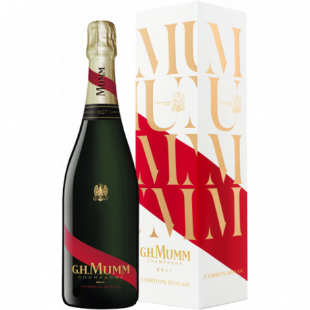 Champagne Cordon Rouge Brut sous étui -  GH MUMM