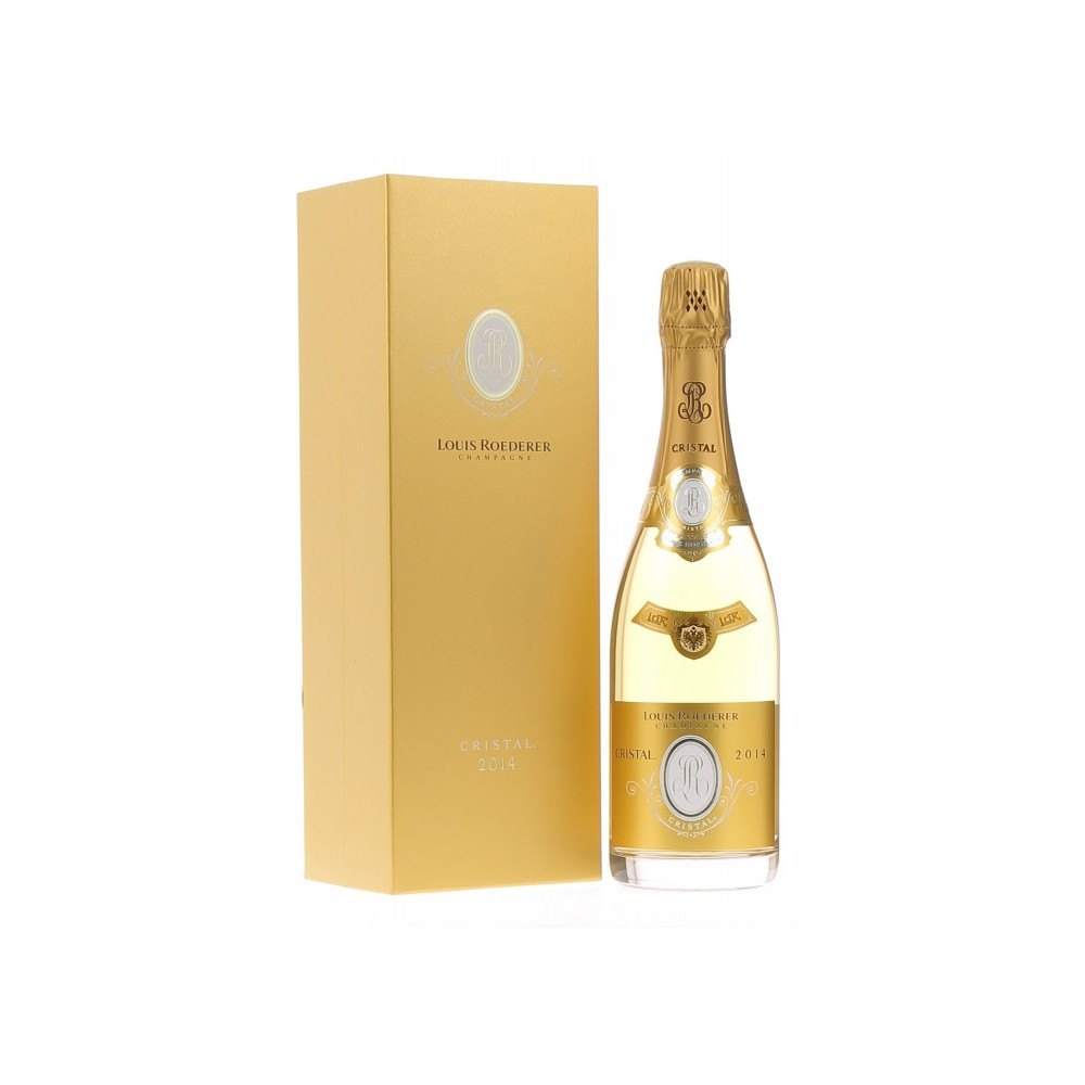 Cristal ROEDERER en coffret luxe 2014 - Champagne LOUIS ROEDERER