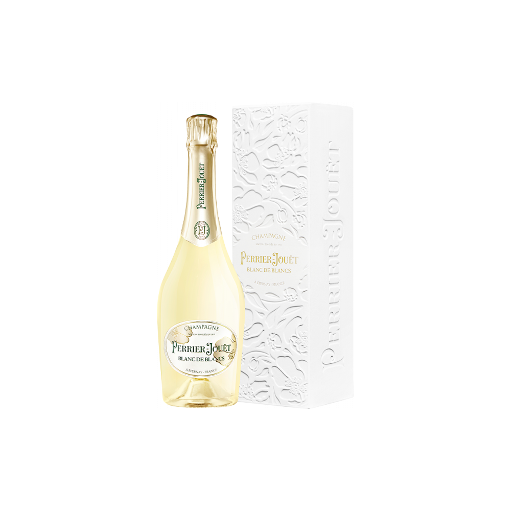 Champagne Perrier Jouët étui green box - Blanc de Blancs