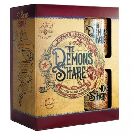 coffret Demon’s Share 6 ans + 2 verres  Panama