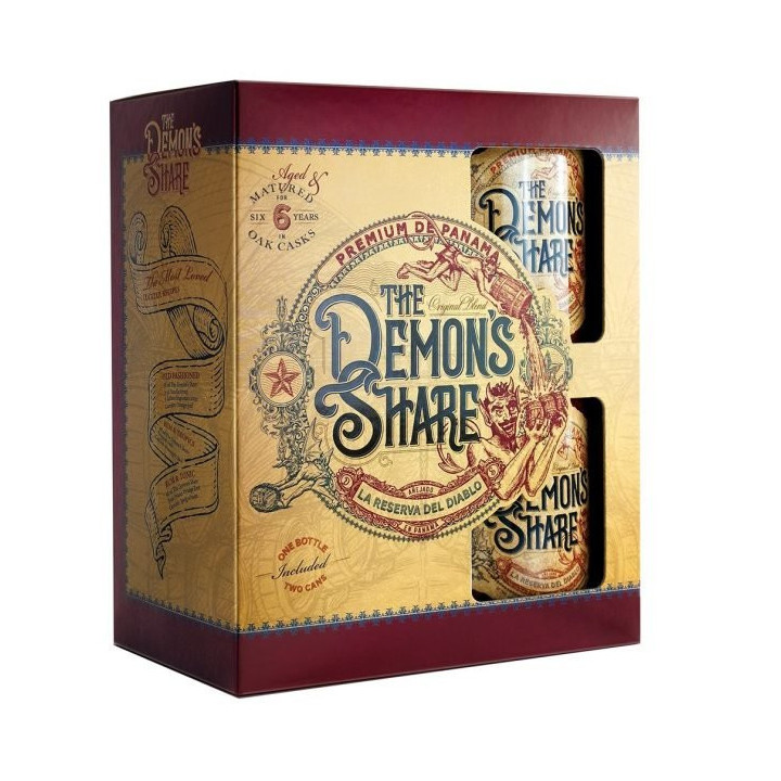 coffret Demon’s Share 6 ans + 2 verres  Panama