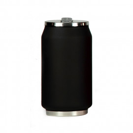 Canette Isotherme 280 ml en Inox noir - YOKO DESIGN