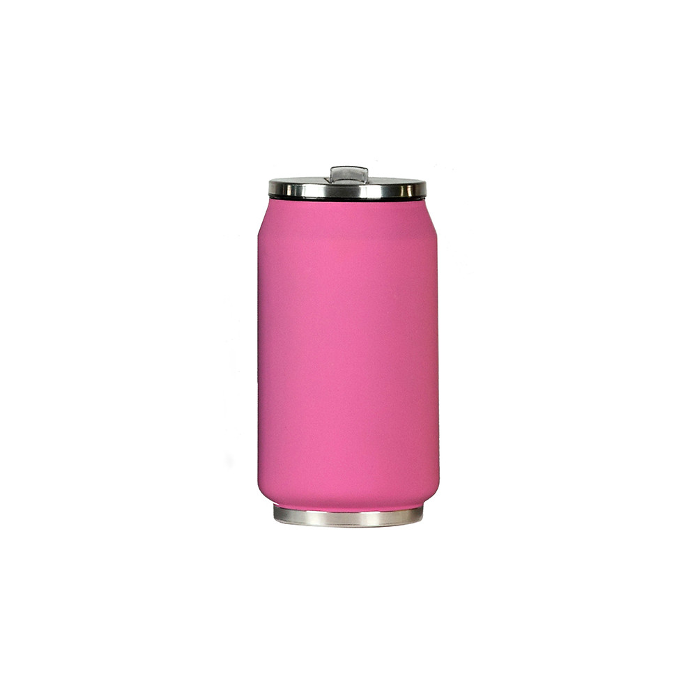 Canette Isotherme 280 ml en Rose noir - YOKO DESIGN