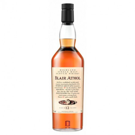 Blair Athol 12 ANS -  single malt Whisky - Ecosse -collection flore et fauna