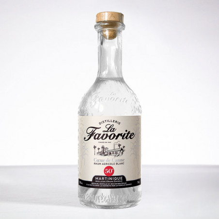 Rhum Blanc La Favorite Coeur de canne 50 ° 70 cl  - LA FAVORITE