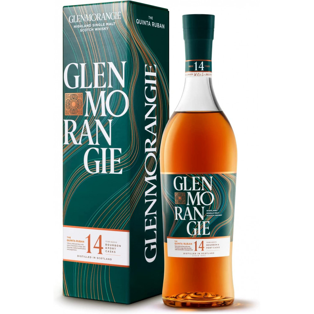 GLENMORANGIE The Quinta 14 ans étui - Whisky Ecosse GLENMORANGIE The Quinta 14 ans étui - Whisky Ecosse