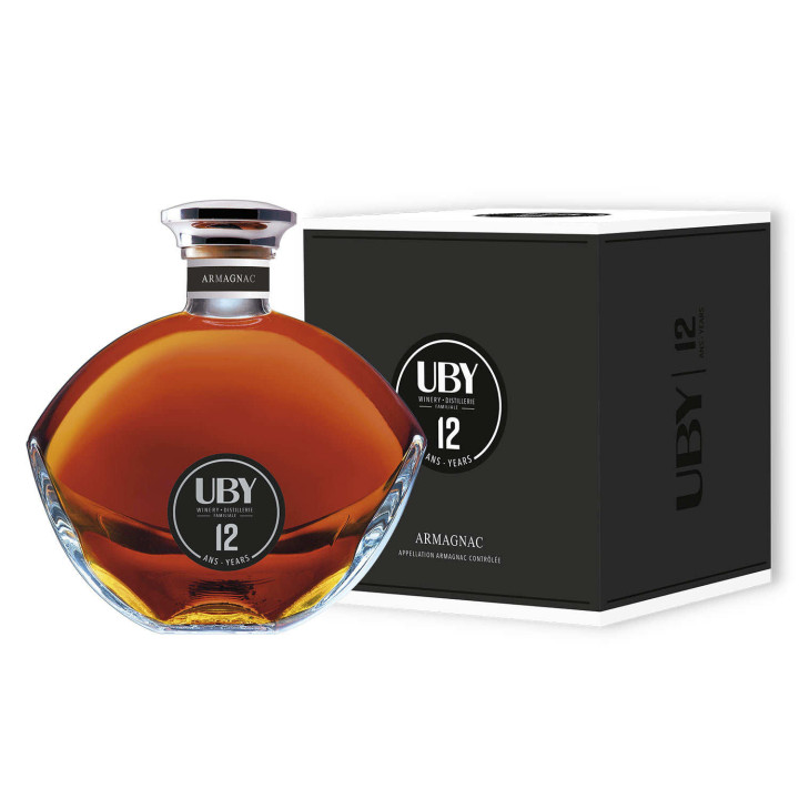 Carafe Armagnac 50 cl UBY 12 ans d'âge - Domaine UBY