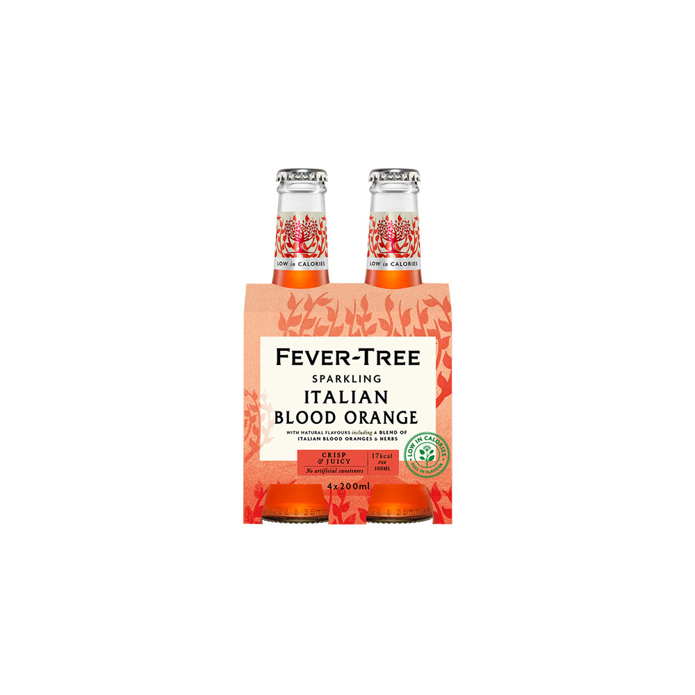FEVER-TREE Sparkling Italian Blood  orange - 4x20cl - Angleterre