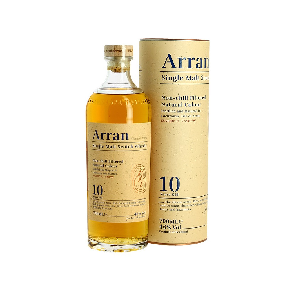 ARRAN 10 ANS Single Malt étui Whisky - Ecosse