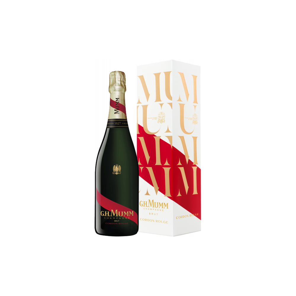 Champagne Cordon Rouge Brut  sous étui -  GH MUMM par 3x75 cl