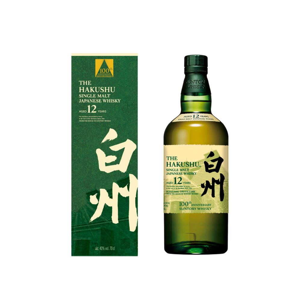 Hakushu 12 ans 100th Anniversary - Single Malt Whisky - Suntory - Japon Hakushu 12 ans 100th Anniversary - Single Malt Whisky - Suntory - Japon