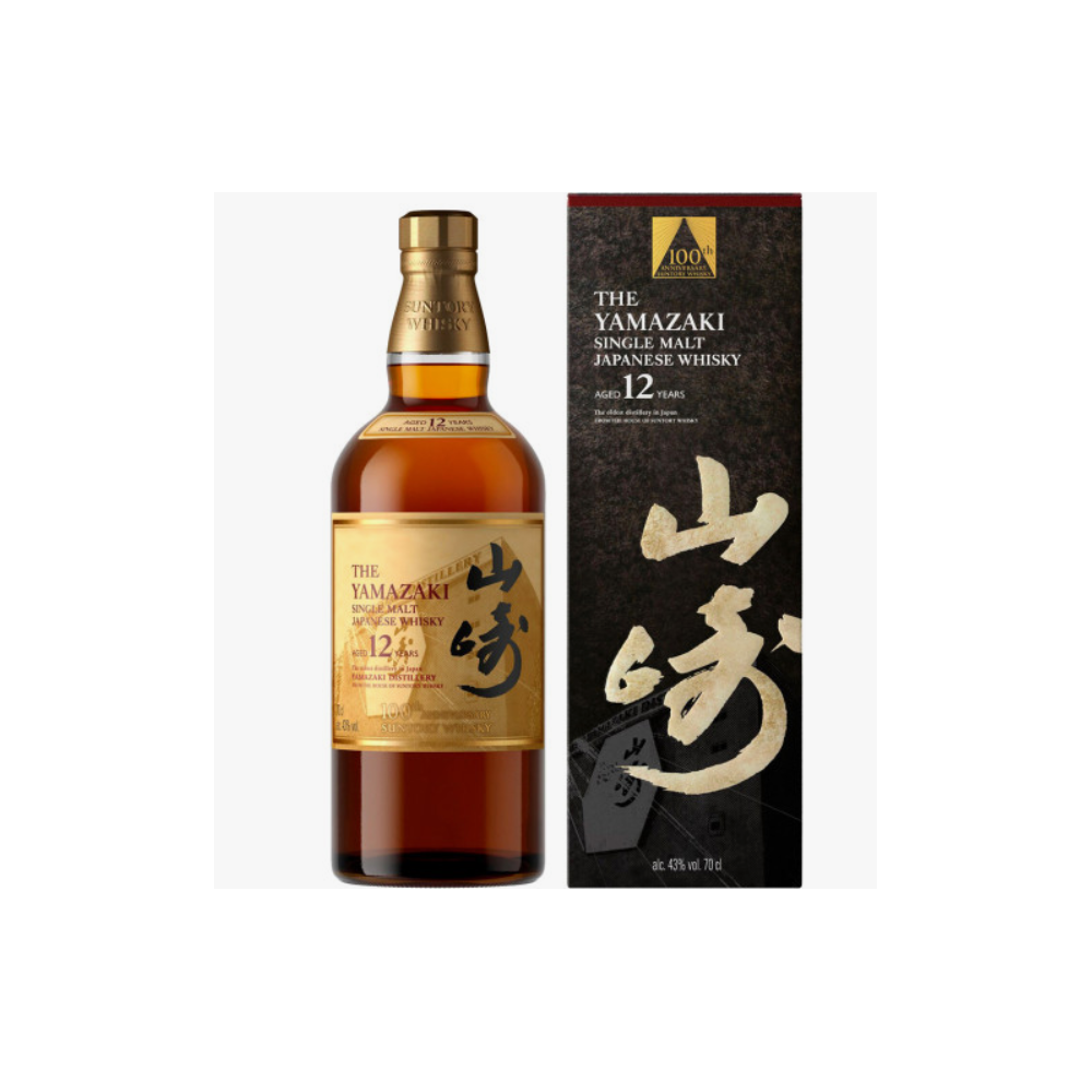 Yamazaki 12 ans - 100th anniversaire - 43% - Single Malt Whisky Suntory - Japon Yamazaki 12 ans - 100th anniversaire - 43% - Single Malt Whisky Suntory - Japon