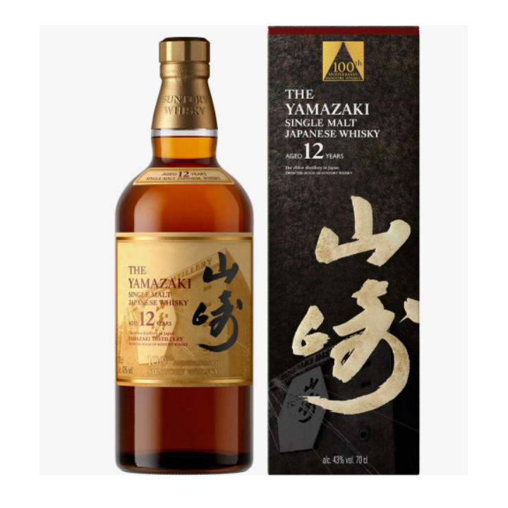 Yamazaki 12 ans - 100th anniversaire - 43% - Single Malt Whisky Suntory - Japon