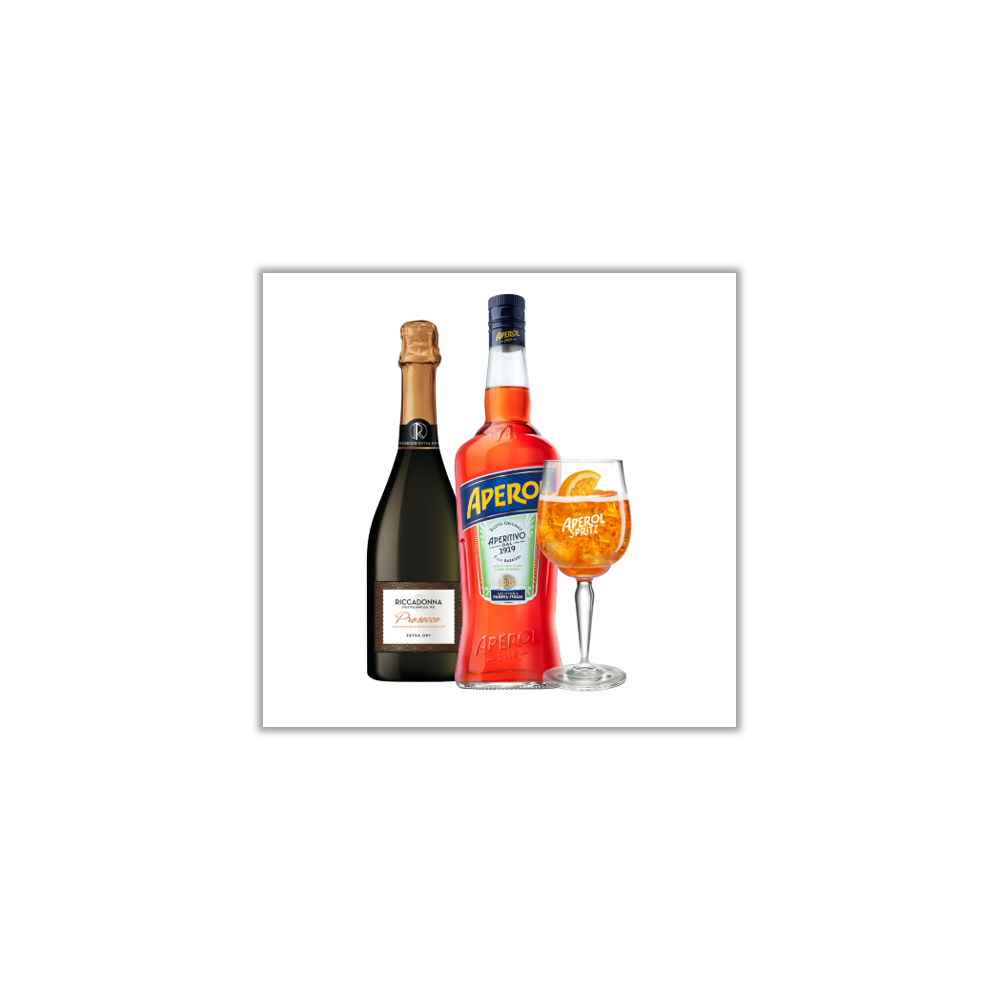 Kit Apérol Spritz - 1 Riccadonna Signature - 2 verres