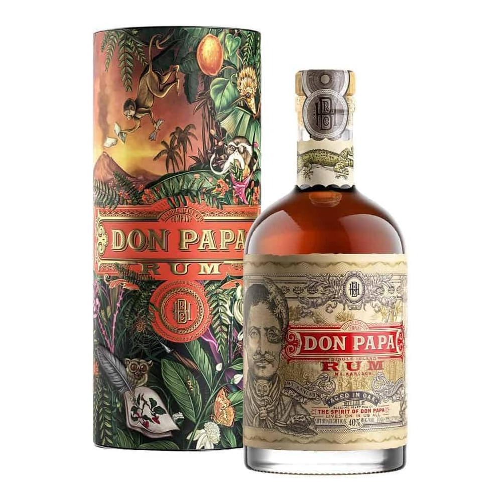 Rhum Don Papa 7 ans sous étui 40° 70cl - Philipines