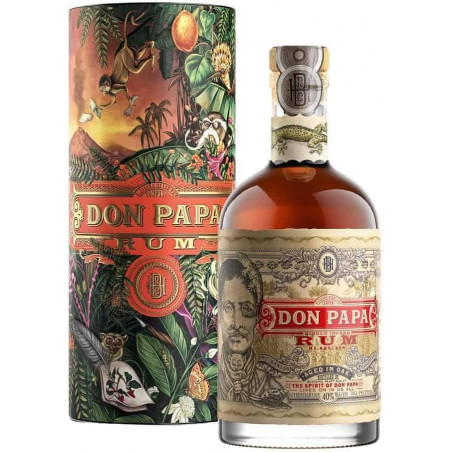 Rhum Don Papa 7 ans sous étui 40° 70cl - Philipines