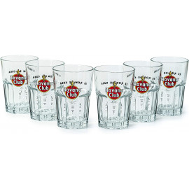 Havana Club Lot de 6 verres Mojito