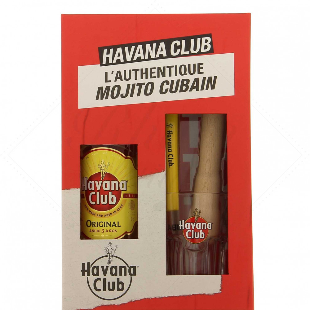 Havana Club – Coffret Mojito 37,5°- Le plus célèbre des cocktails cubain Havana Club – Coffret Mojito 37,5°- Le plus célèbre des cocktails cubain