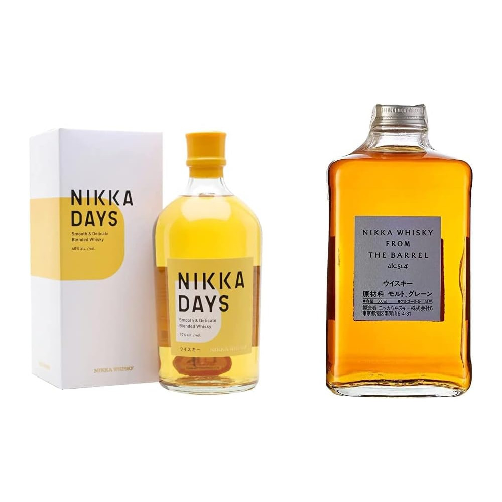 Nikka Days étui Whisky 70 cl Nikka - From the Barrel étui - Blended Whisky 50 cl - Japon