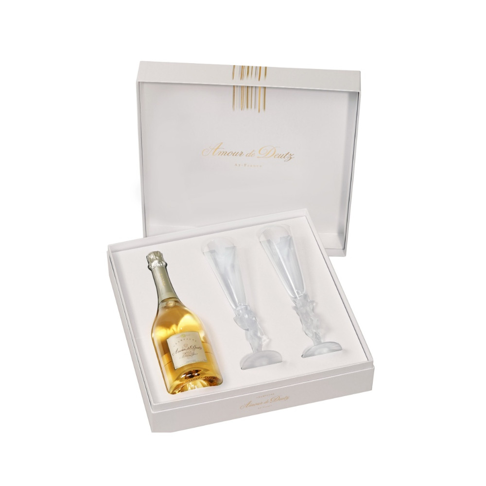 AMOUR DE DEUTZ Coffret 2 verres  - Chammagne DEUTZ