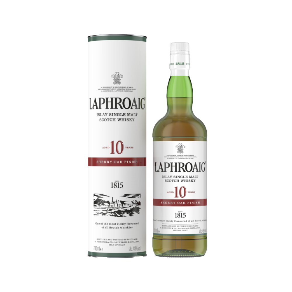 APHROAIG 10 ans 48% Sherry Oak Finish Whisky Tourbé