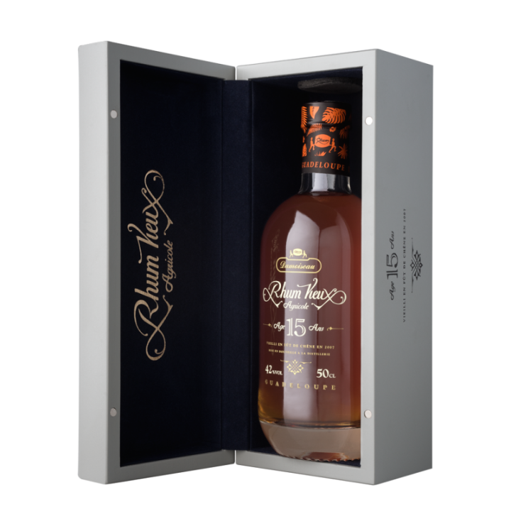 DAMOISEAU - Rhum  Vieux 15 ans d'âge - XO - Guadeloupe - 50 cl - Le Verre Canaille.com
