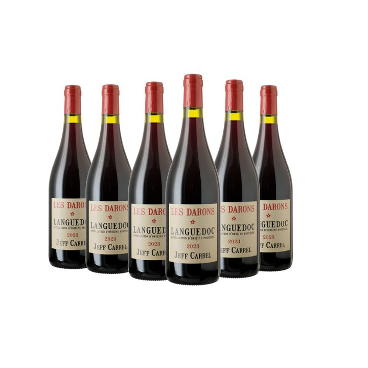 LES DARONS 2024 - BY JEFF CARREL - languedoc - rouge - 75cl -Le Verre Canaille.com