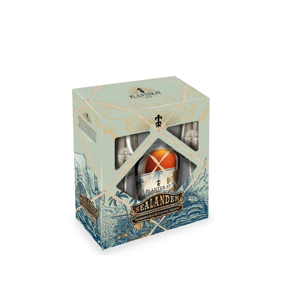 PLANTERAY RUM Sealander Coffret 2 verres PLANTERAY RUM Sealander Coffret 2 verres