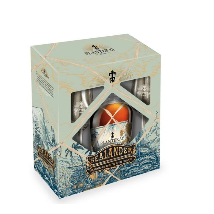 PLANTERAY RUM Sealander Coffret 2 verres