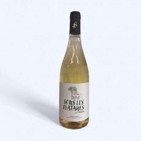 Côte du Rhône Blanc cuvée sous les Platanes - Château l'Olivete