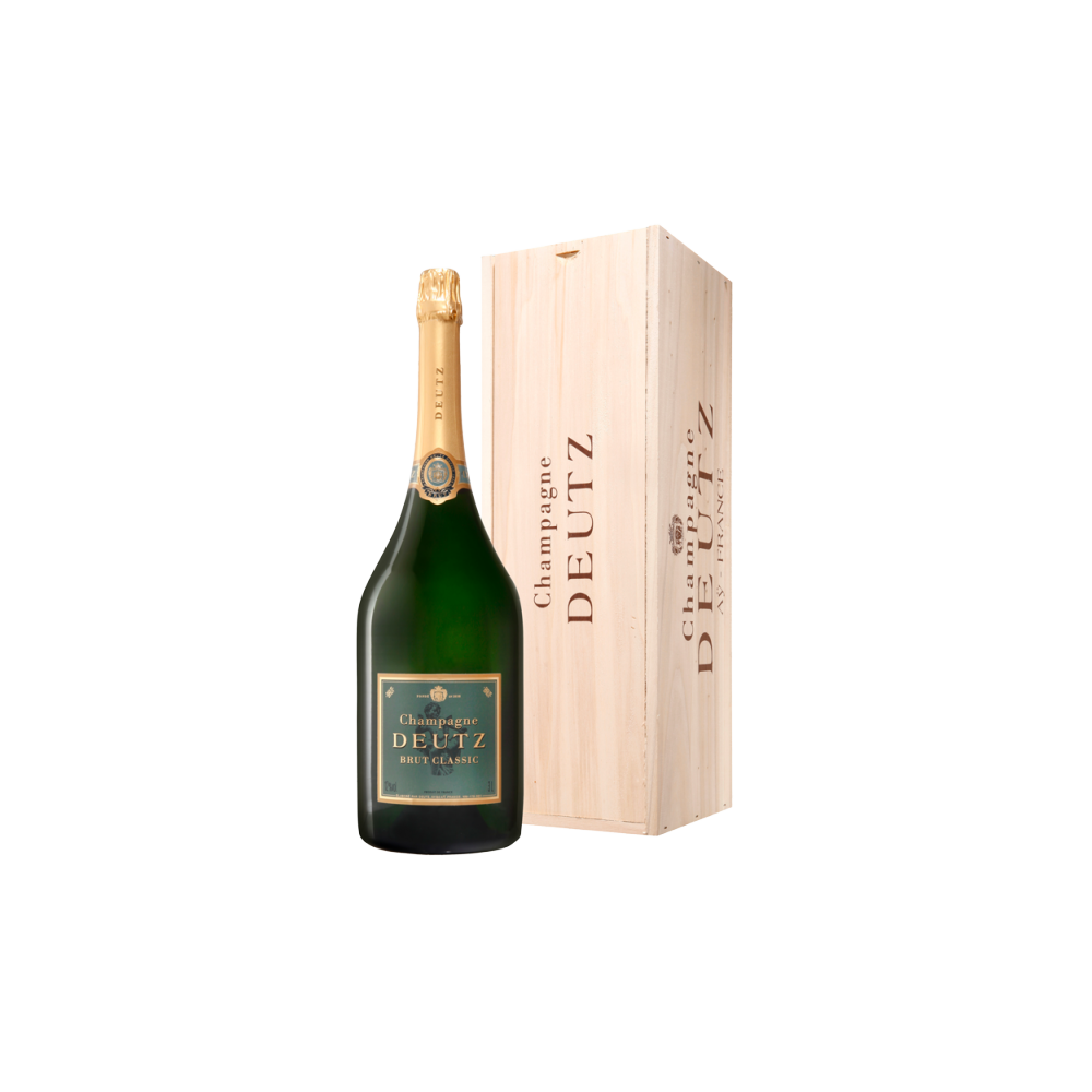 Jéroboam - Champagne Deutz - Brut Classic - Caisse Bois