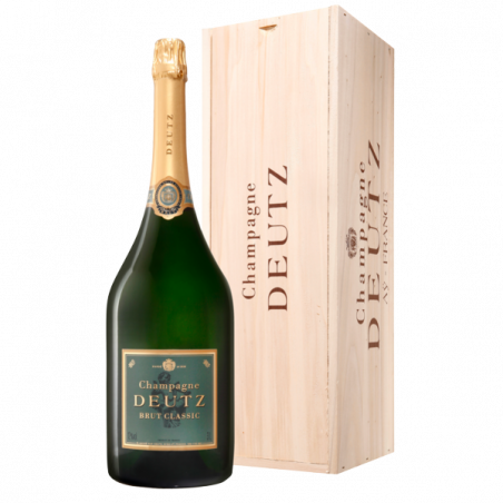 Jéroboam - Champagne Deutz - Brut Classic - Caisse Bois