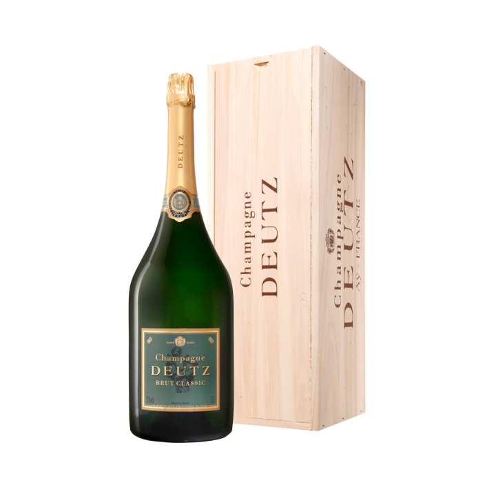 Jéroboam - Champagne Deutz - Brut Classic - Caisse Bois