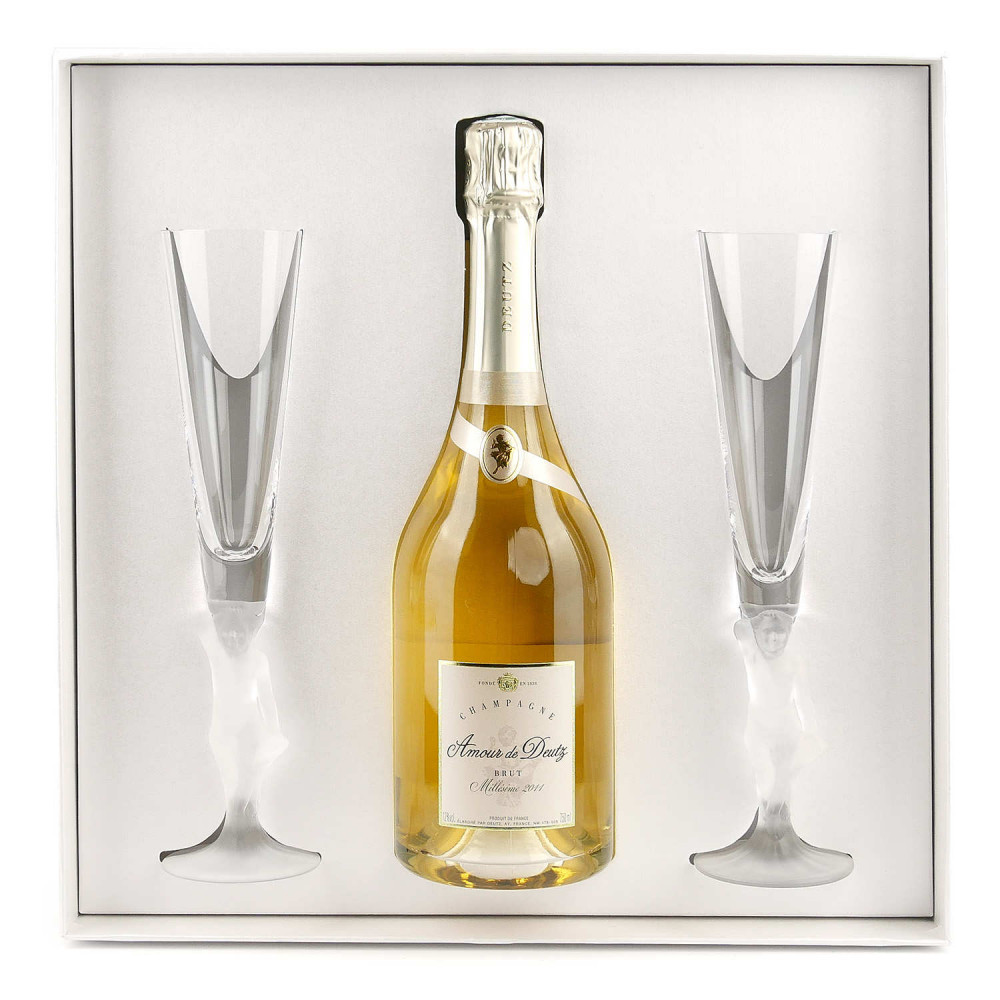 AMOUR DE DEUTZ 2013 Coffret 2 flûtes  - Champagne DEUTZ