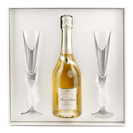 AMOUR DE DEUTZ 2013 Coffret 2 flûtes  - Champagne DEUTZ
