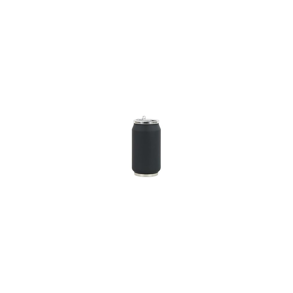 Canette Isotherme 280 ml en Inox noir - YOKO DESIGN